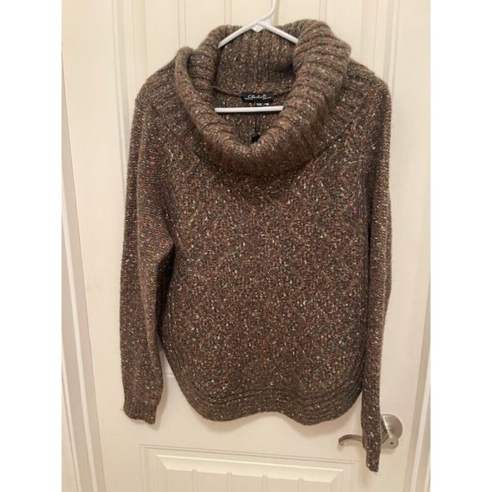 Charlie B Sweater Women’s Medium Multicolor Chunky Knit‎ wool blend Turtleneck